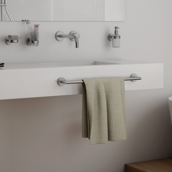 G Pro Spare Toilet Roll Holder - Brushed Steel