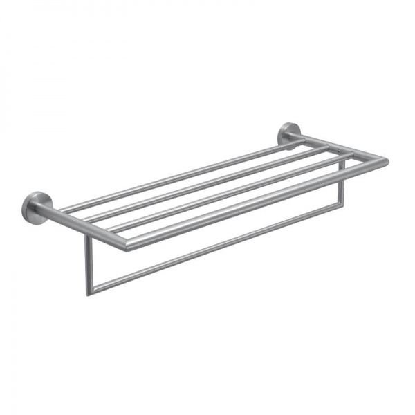 G Pro Towel Rack - Brushed Steel