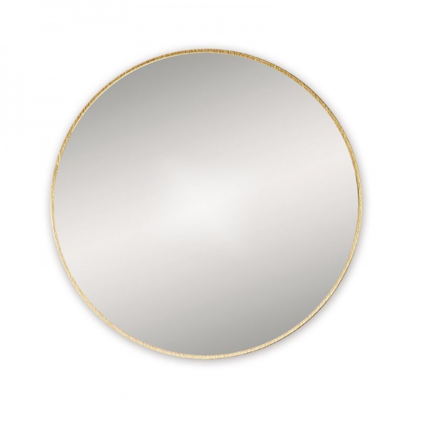 Docklands Round Bathroom Mirror - Brushed Brass
