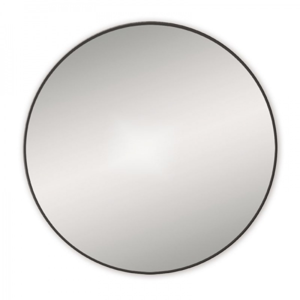 Docklands Round Bathroom Mirror - Black