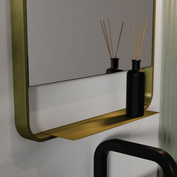 Ludgate Mirror - Brushed Brass