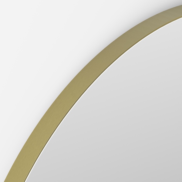 Oslo Arch Mirror - Brushed Brass - Available in 2 Sizes