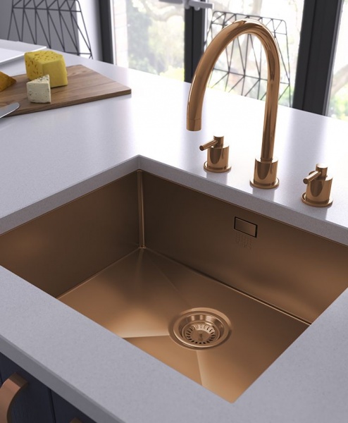 Zen Uno 15 Copper Sink - 700mm