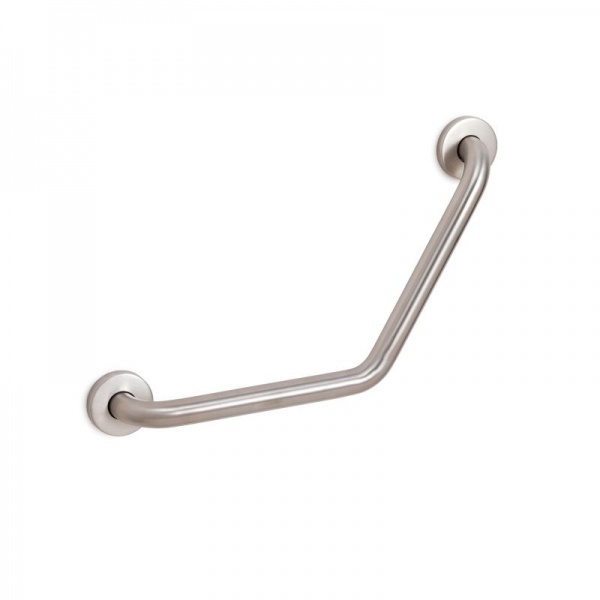 G Pro Brushed Steel Angled Grab Bar