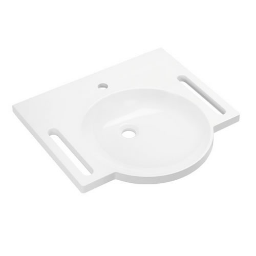 HEWI Composite Assistive Washbasin -  White