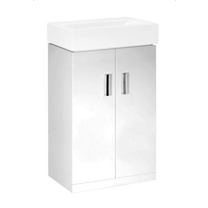 Arley Tite 450mm 2 Door Vanity Unit and Basin Lime Kitchen & Bathroom
