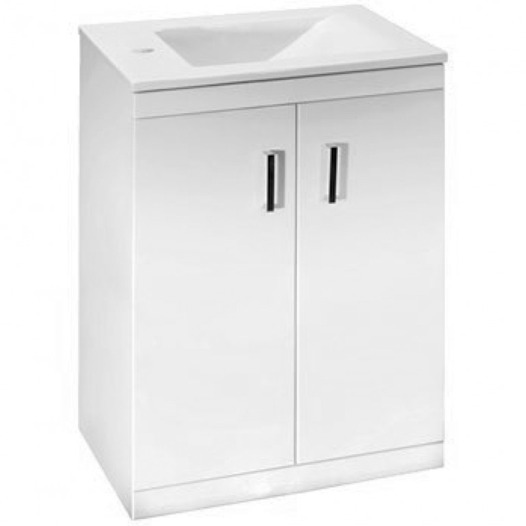 Arley Tite 550mm 2 Door Vanity Unit and Basin Lime Kitchen & Bathroom