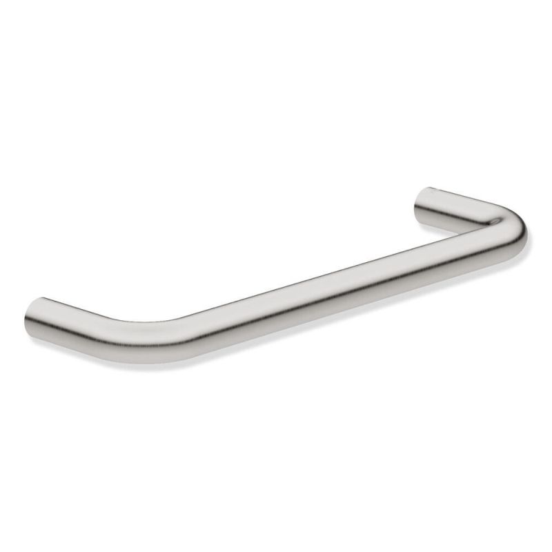 System 480 'D' Shape Towel Rail - Satin - Lime Kitchen & Bathroom