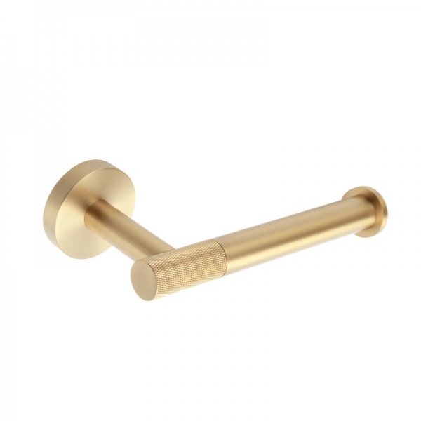 Turner Open Toilet Roll Holder - Brushed Brass