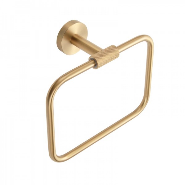Turner Towel Ring - Brushed Brass